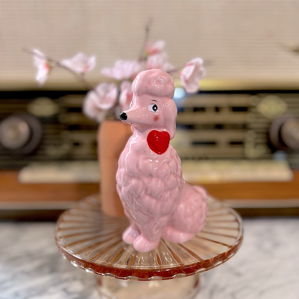 LAST ONE✨NEW💗Target Spritz Valentines Day 2024 Poodle Figurine🐩